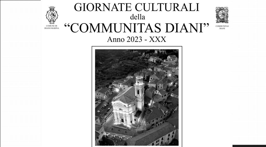 Giornate Culturali della Communitas Diani: il programma dei prossimi sabati dianesi