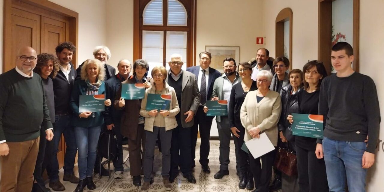 A Imperia premiate le aziende storiche dalla Camera di Commercio