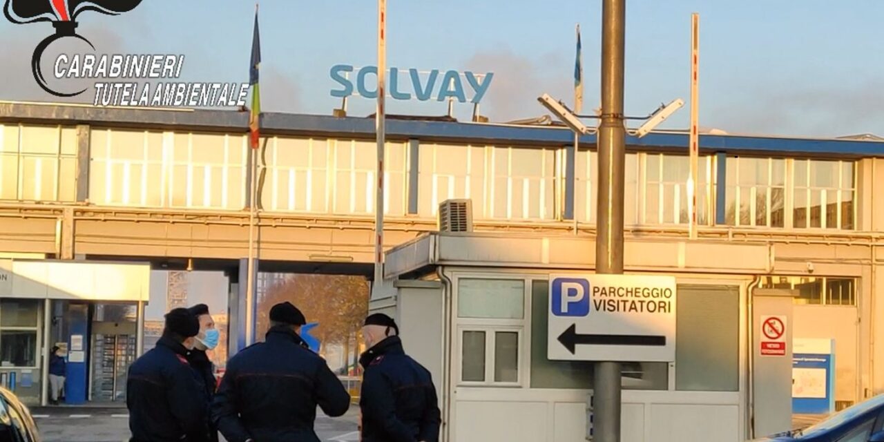 I Carabinieri del Noe chiedono il rinvio a Giudizio della Solvay di Spinetta per disastro ambientale