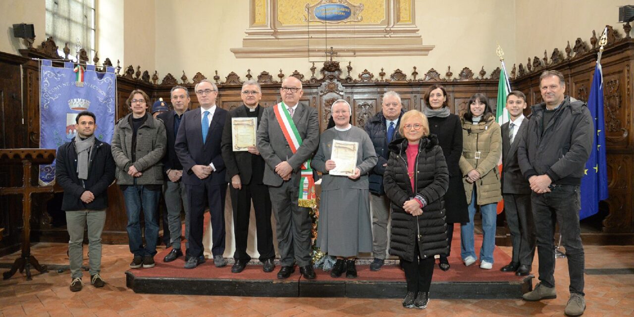 Pontecurone da la cittadinanza onoraria a Padre Tarcisio Gregorio Vieira e a Madre M. Alicja Kedziora