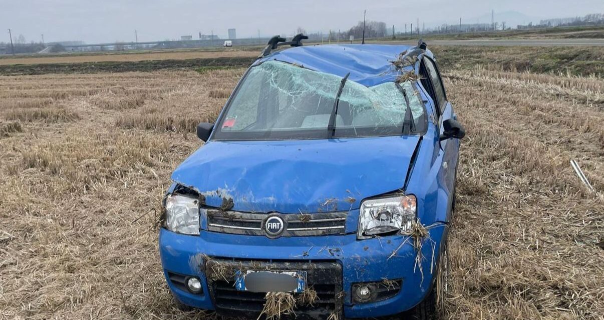 Quest’auto fuori strada tra Morano e Balzola, un ferito. Intervengono i Carabinieri