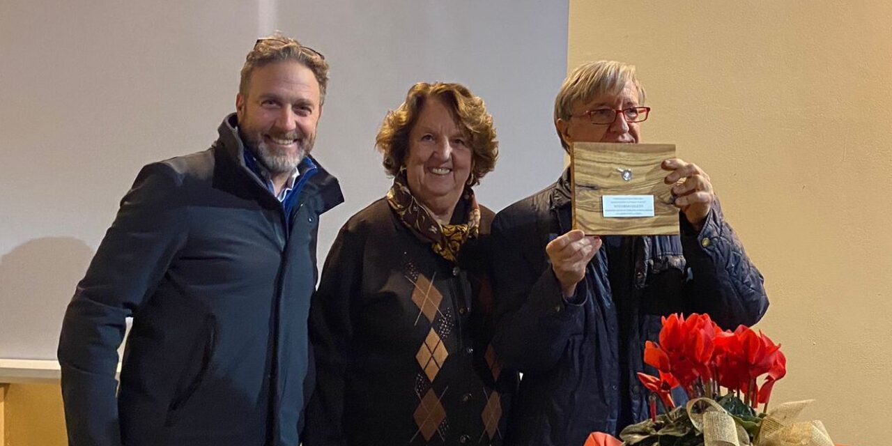 Il premio Lecca d’argento a Vittorio Poletti di Pontedassio