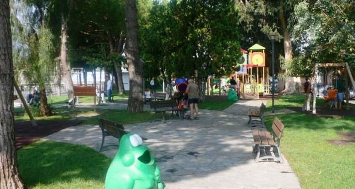 Nuove installazioni per il parco giochi di via Campodonico a Diano Marina, che sarà chiuso dal 15 al 26 gennaio