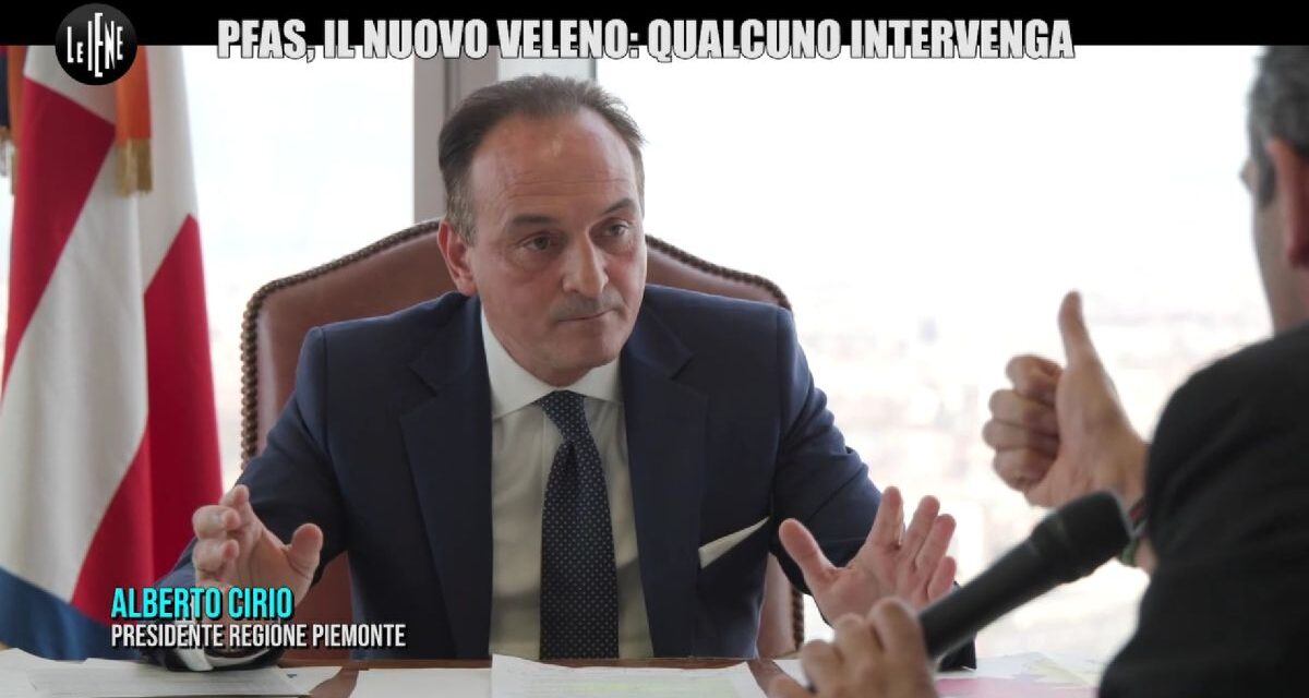 La Regione avvia il monitoraggio sulla Pfas nella popolazione. La vicenda sollecitata anche da “Le iene”