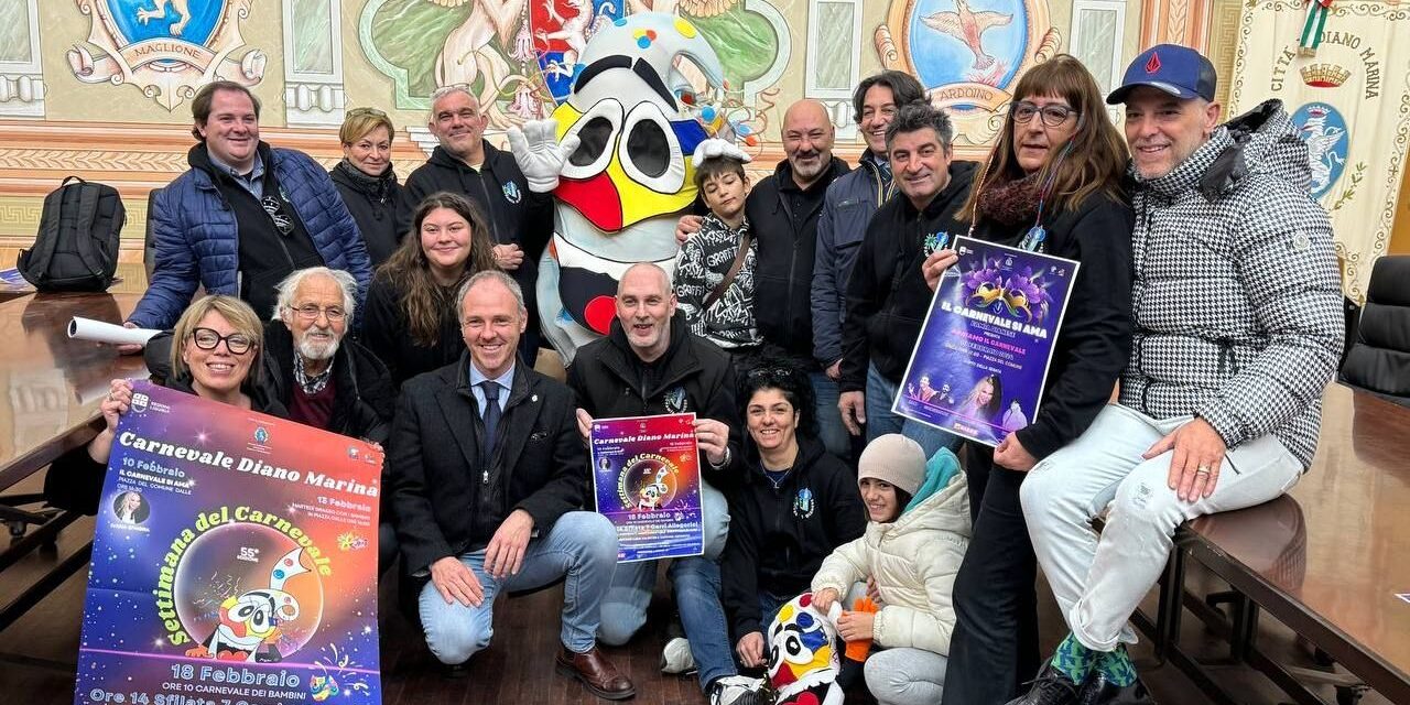 Presentato il Carnevale a Diano Marina con sette carri e la cantante Ivana Spagna autrice de “Il re leone”
