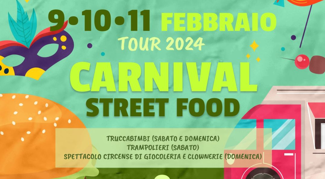 Imperia, prima edizione per il Carnival Street Food. “Divertimento a 360 gradi per grandi e piccini”
