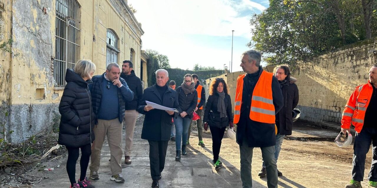 Imperia, sopralluogo del sindaco Claudio Scajola presso il cantiere Ex Sairo. “Risaniamo una ferita nel cuore della città” 