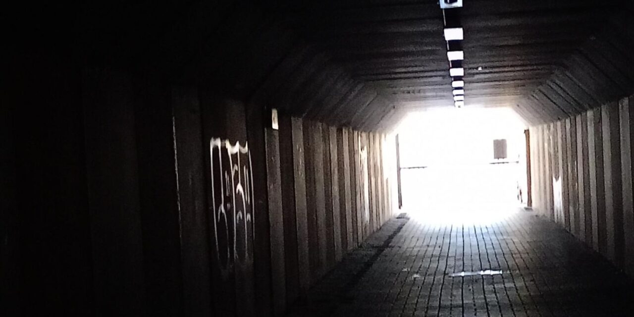 Il sottopasso della stazione di Tortona al buio e con infiltrazioni d’acqua: le Ferrovie devono intervenire