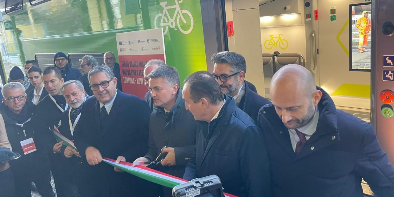 A Tortona inaugurata la prima tratta del Terzo Valico coi presidenti di Piemonte e Liguria, Chiodi e Muliere