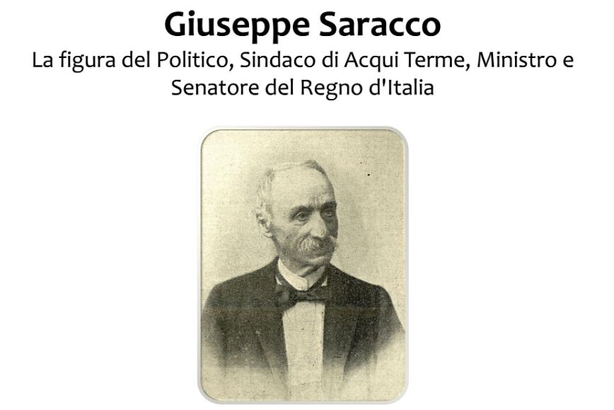 Giuseppe Saracco – Giovedì 15 Febbraio – Sala Ex Kaimano ad Acqui Terme