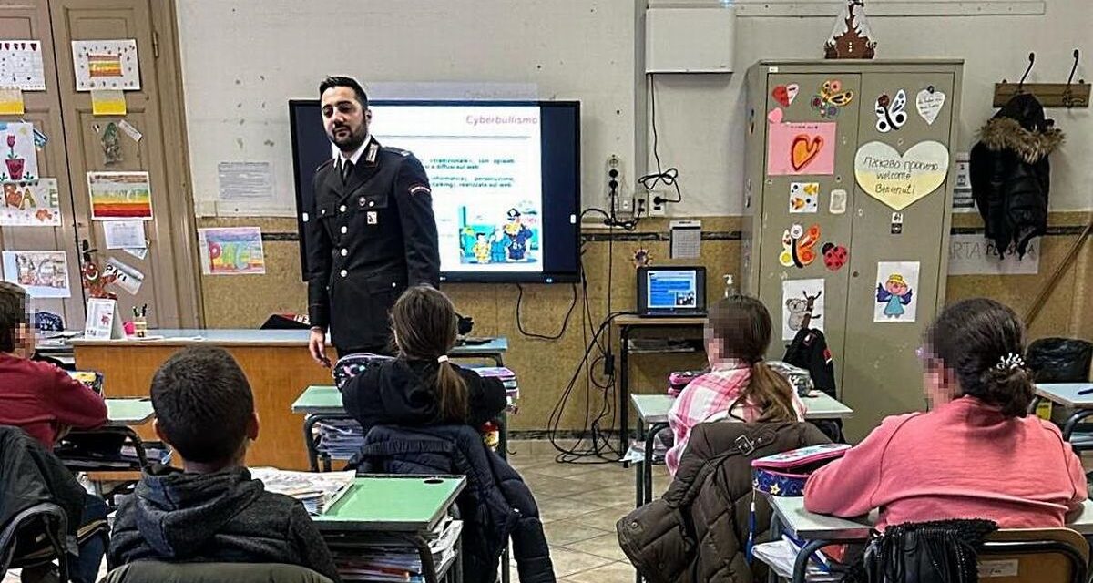 I Carabinieri di Tortona nelle scuole di Sale per  il progetto “Cultura della Legalità”