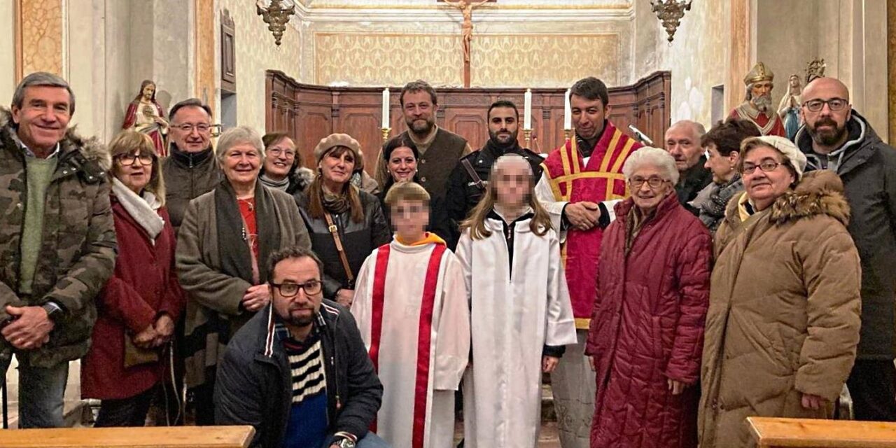 I Carabinieri di San Sebastiano incontrano i fedeli nella chiesa di Caldirola