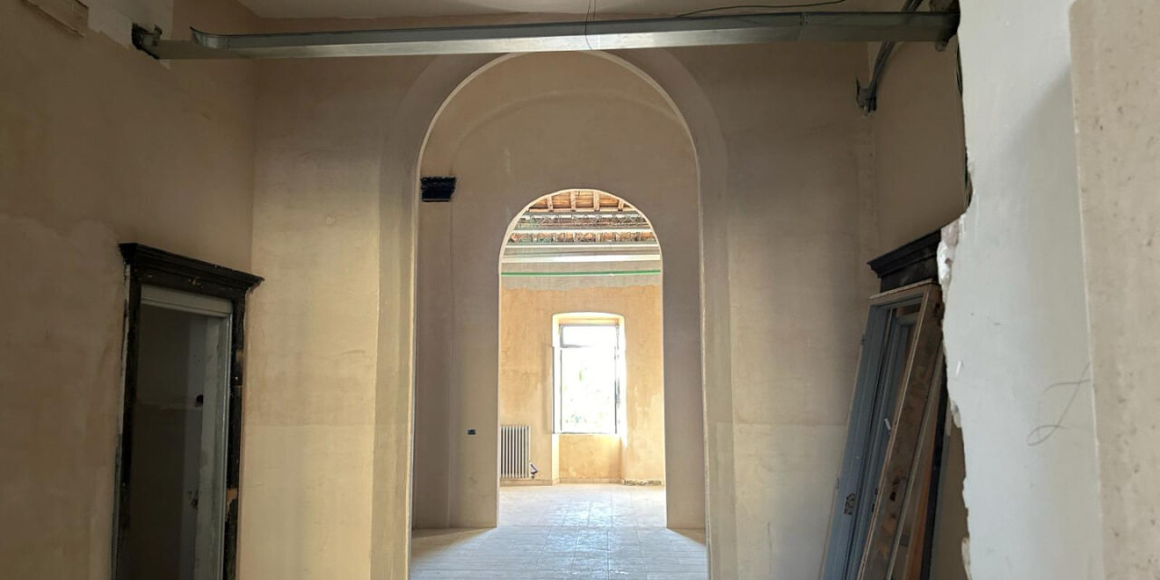 Imperia, sopralluogo del sindaco Scajola presso il “Collegio” di Piazza Calvi