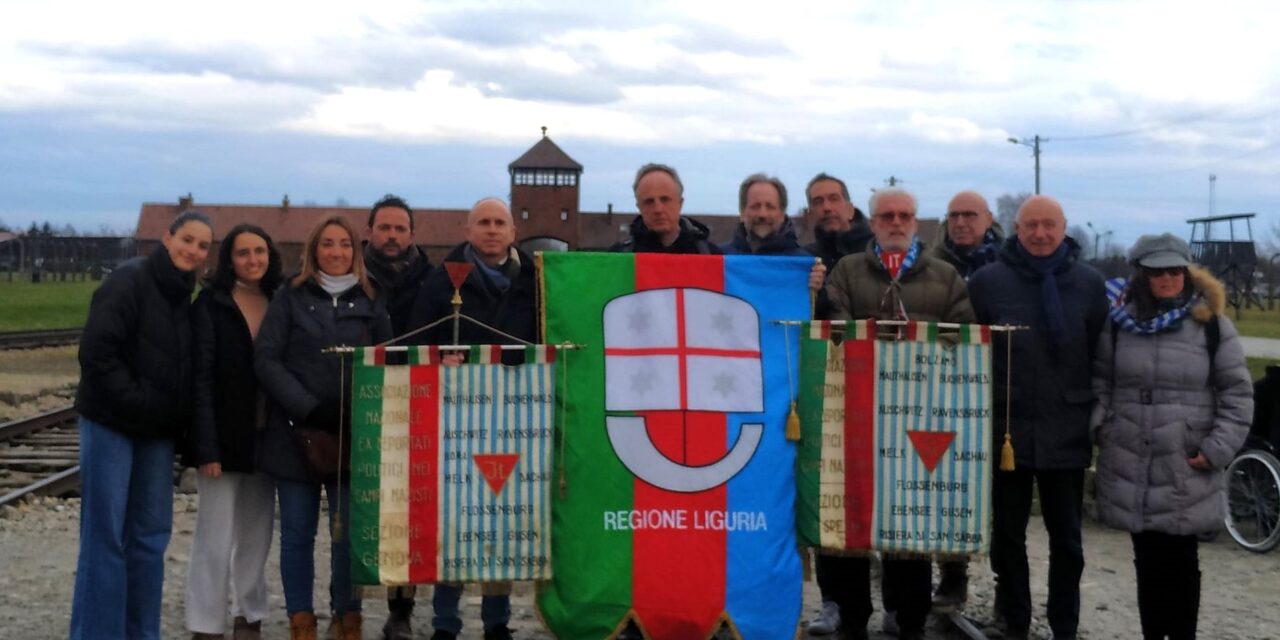 Studenti imperiesi al lager di Auschwitz