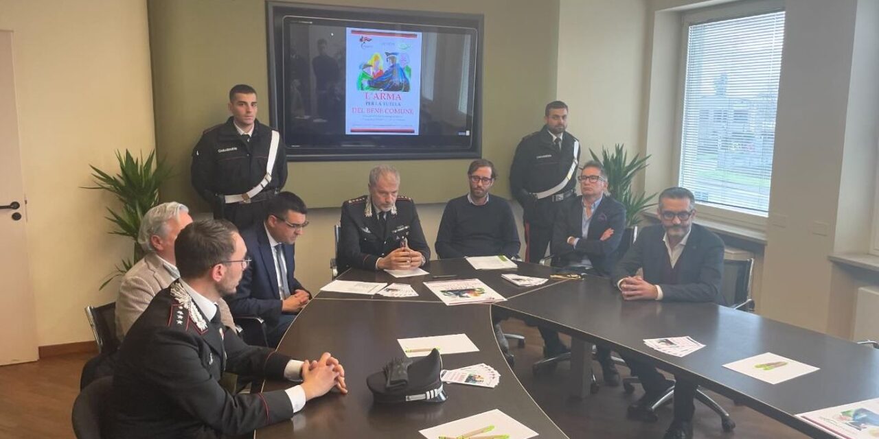Presentata la campagna di Carabinieri “L’arma per la tutela del bene comune” con Gestione Ambiente