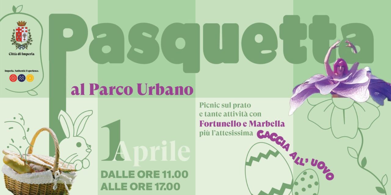 Imperia, Pasquetta al Parco Urbano: picnic con spettacoli e animazione a 360 gradi. Novità la “Caccia alle Uova”