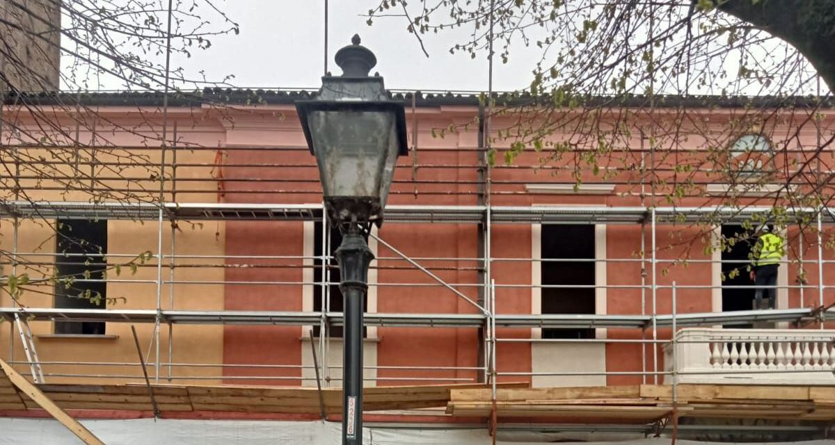 Concluso il restauro della parte esterna dell’ex municipio di Pontecurone