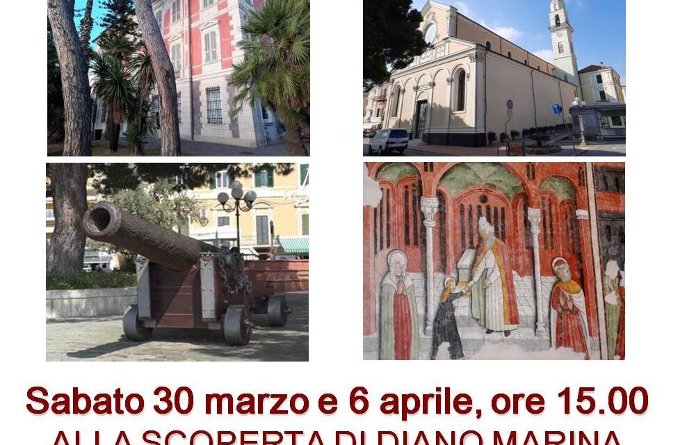 Sabato si va  “Alla scoperta di Diano Marina”. Ecco come partecipare