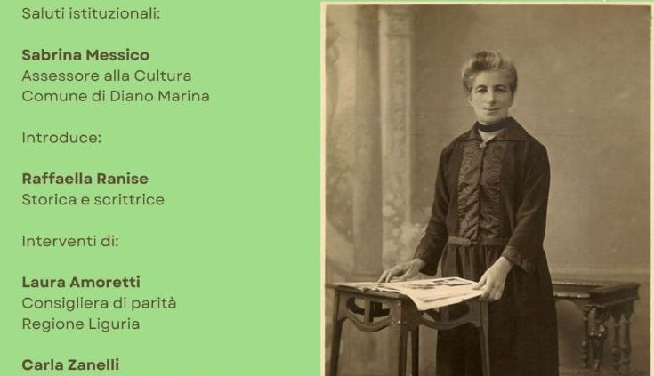 Martedì Diano marina ricorda Lidia Poët prima donna a entrare nell’Ordine degli Avvocati in Italia