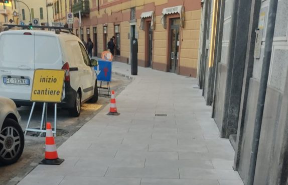Imperia, in via di conclusione i lavori della pensilina di Porto Maurizio