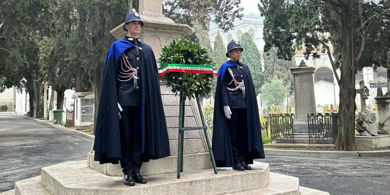 Imperia ricorda le vittime del Covid 19: deposte corone di alloro presso i cimiteri cittadini
