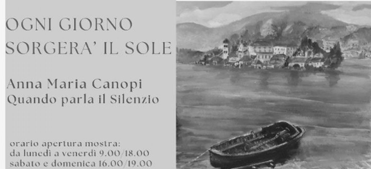 Sabato a Tortona si inauguara la mostra  “Anna Maria Canopi – Quando parla il silenzio”