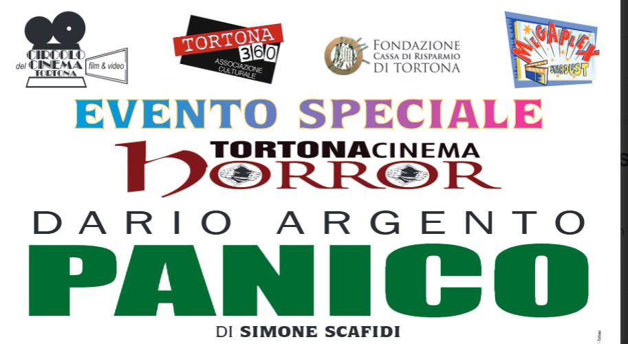 Mercoledì 6 marzo il regista tortonese Simone SCAFIDI presenta il film “Dario Argento Panico”.