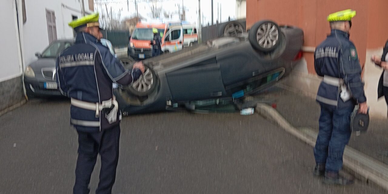 Incidente in via Leonardo da Vinci a Tortona