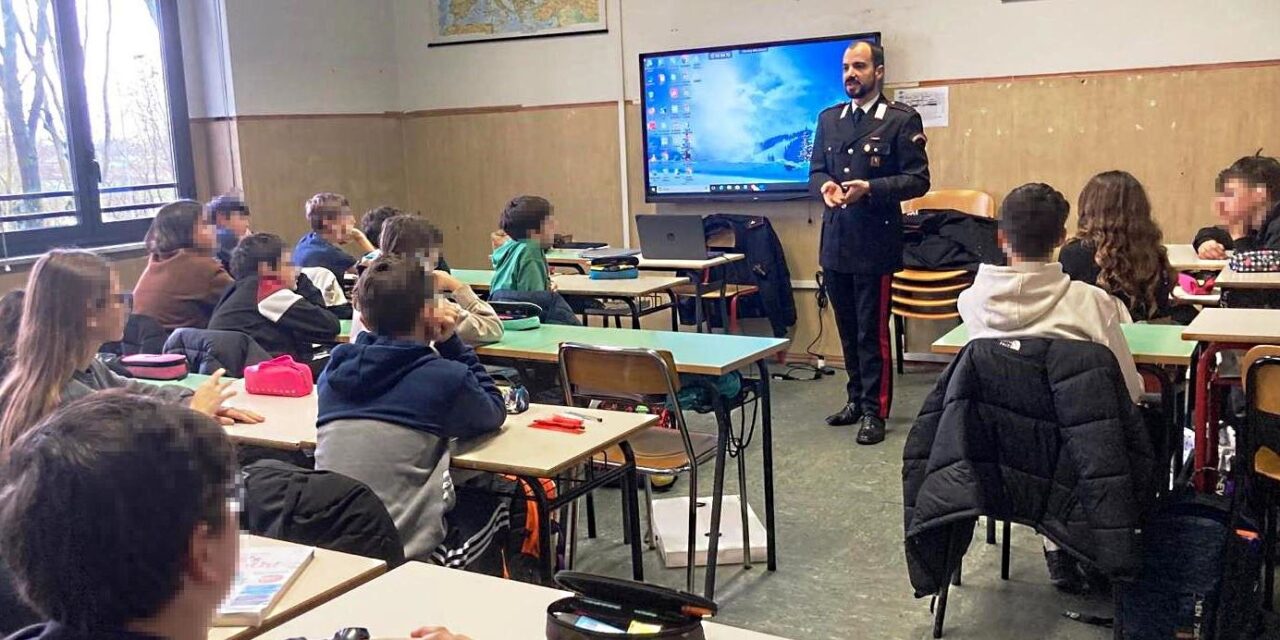 A Castelnuovo Scrivia i Carabinieri parlano di Legalità ai giovani delle scuole