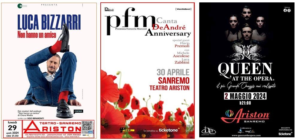 A Sanremo Lunedì 29 aprile alle ore 21.00 Luca Bizzarri presenta lo spettacolo “Non hanno un amico”.