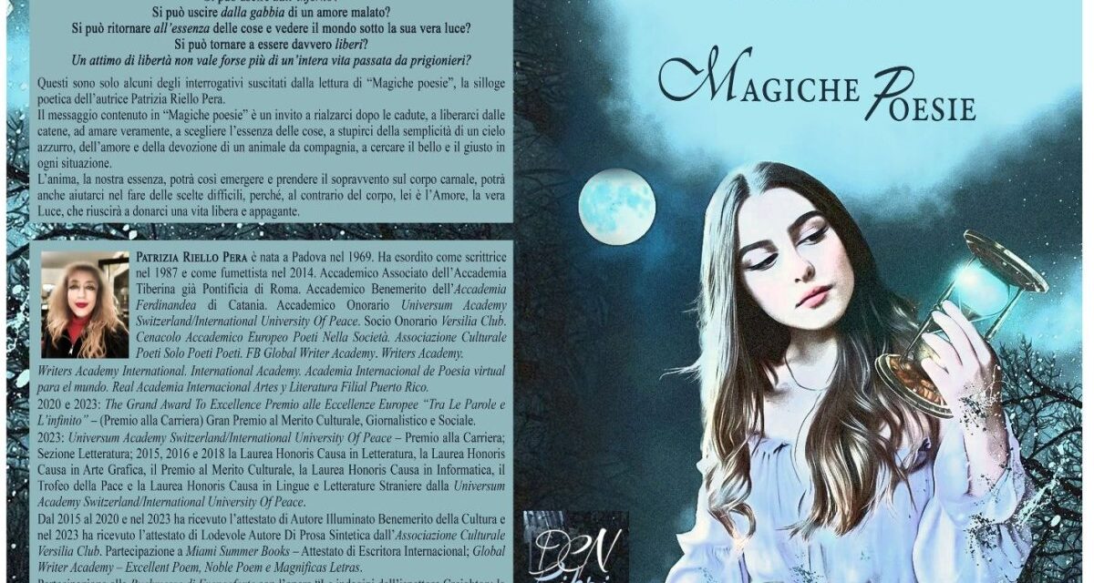 La scrittrice padovana Patrizia Riello Pera proposta al premio “Strega poesia 2024”