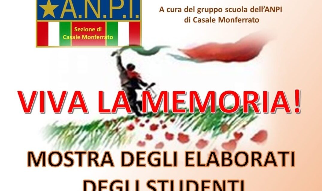 A Casale Monferrato la mostra dell’Anpi “Viva la memoria”