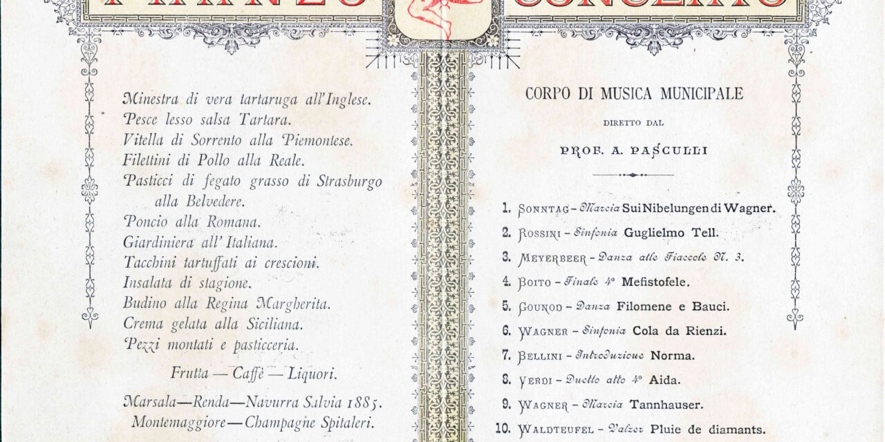 Collezionisti piemontesi partecipano alla più importante mostra mai dedicata ai menu nel mondo