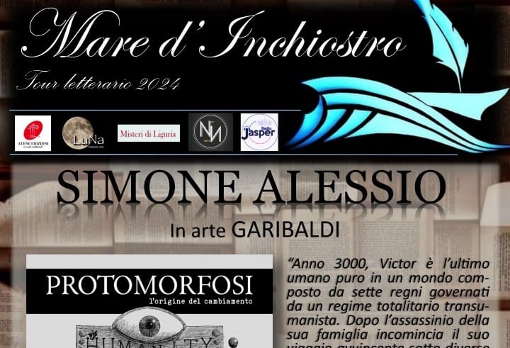 Domani a Diano marina torna “Mare D’inchiostro” con Simone Alessio