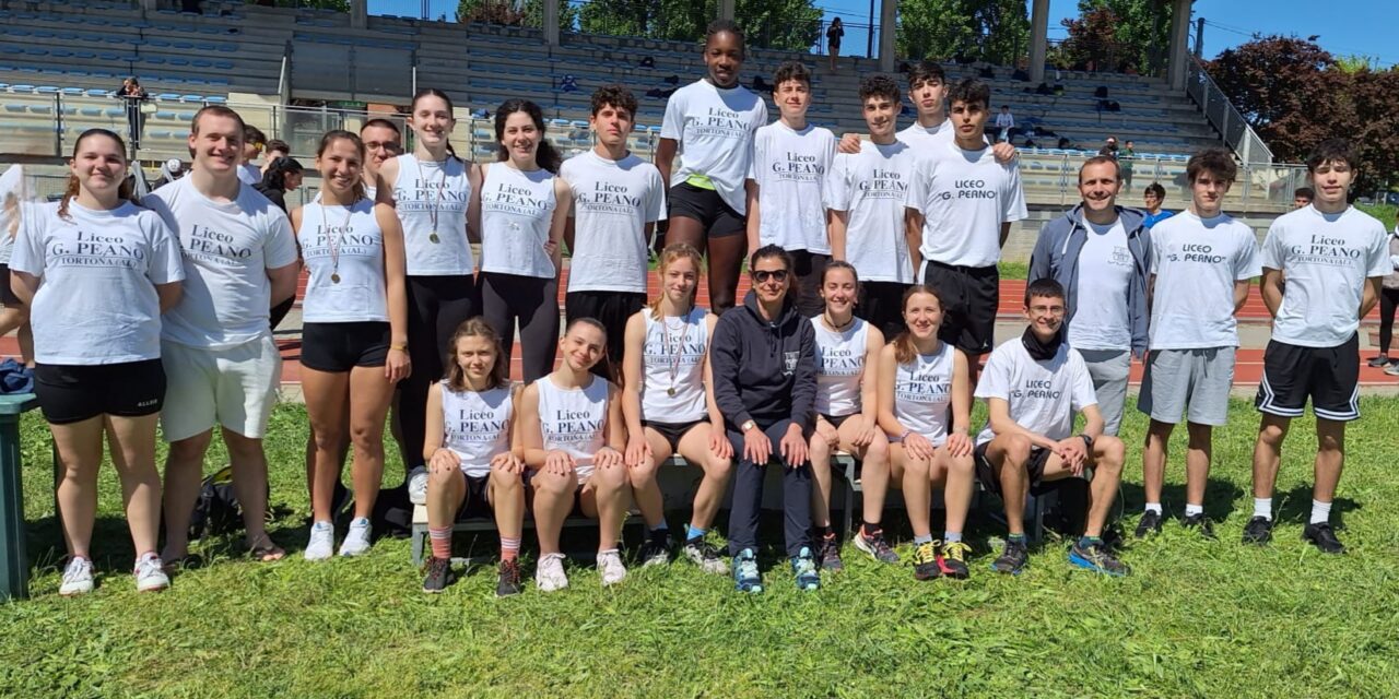 Valanga di medaglie per gli studenti del “Peano” di Tortona ai Campionati Studenteschi di atletica leggera