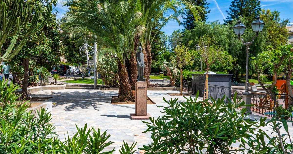 Ad Alassio sono stati ultimati i lavori nella parte rialzata dei Giardini Charlie Chaplin