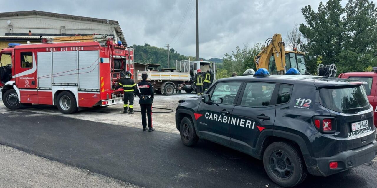 Auto a fuoco a Borgetto Borbera, intervengono pompieri e Carabinieri