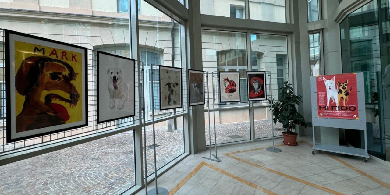 Ad Alessandria una mostra di ritratti di cani