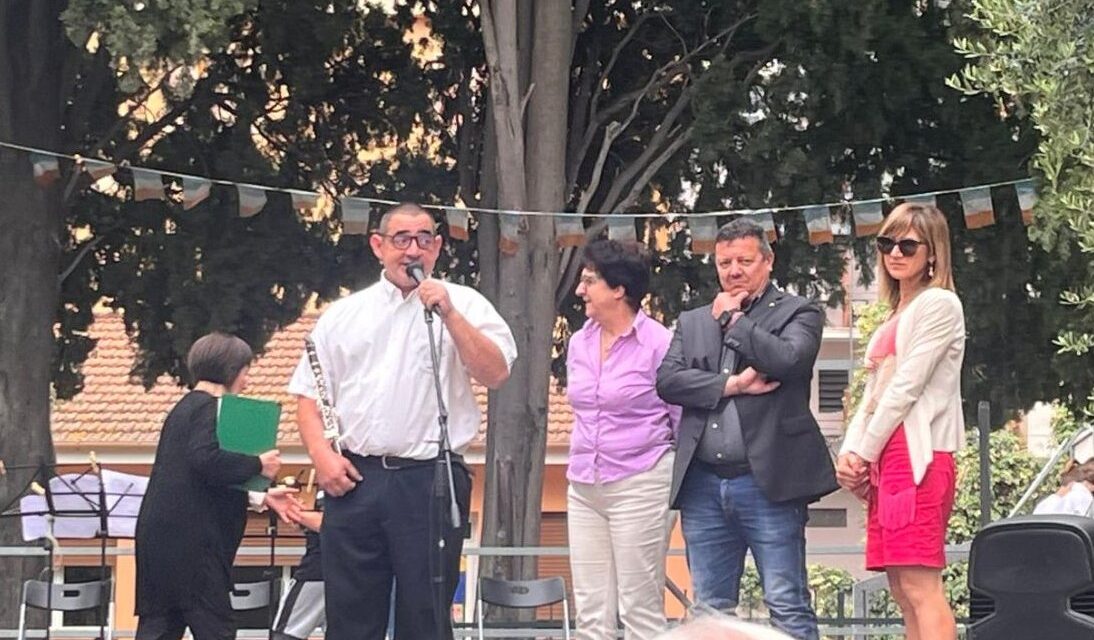 Diano Marina, a Villa Scarsella la banda musicale con io ragazzi delle scuole