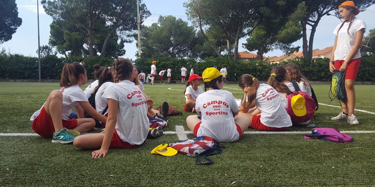 Campus Sportivo SBM a San Bartolomeo al Mare, iscrizioni dal 7 maggio
