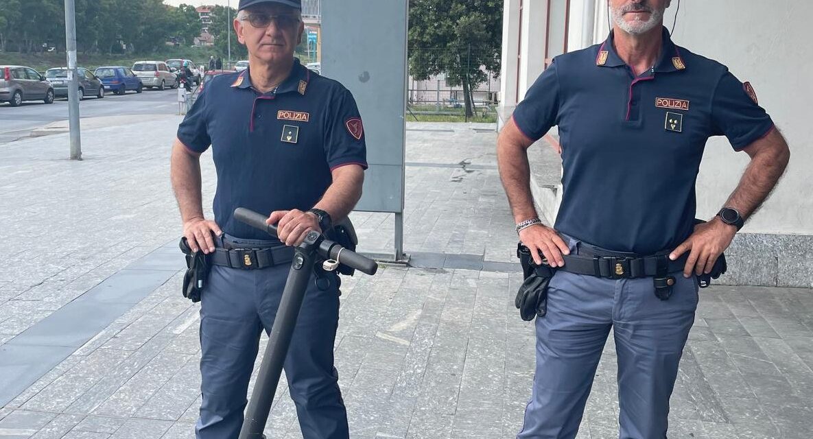 Ruba monopattino nella stazione di Imperia denunciato dalla Polfer