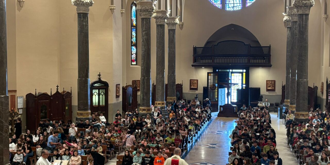 Celebrata la Messa con i bambini e ragazzi delle scuole della città per la festa di Don Orione