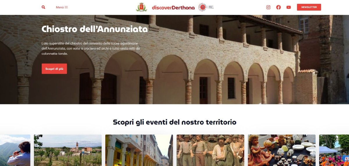 Il sito ViviTortona è diventato DiscoverDerthona.it