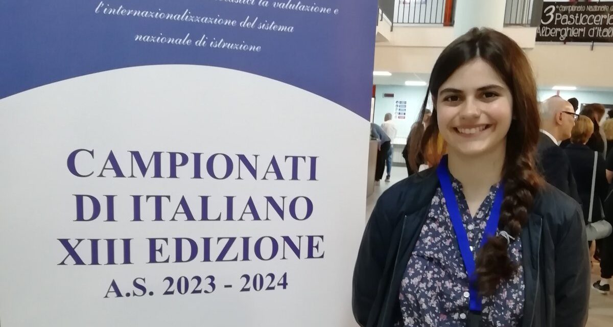 Maria Goggi, studentessa del Peano racconta la sua esperienza alle finali dei Campionati di italiano