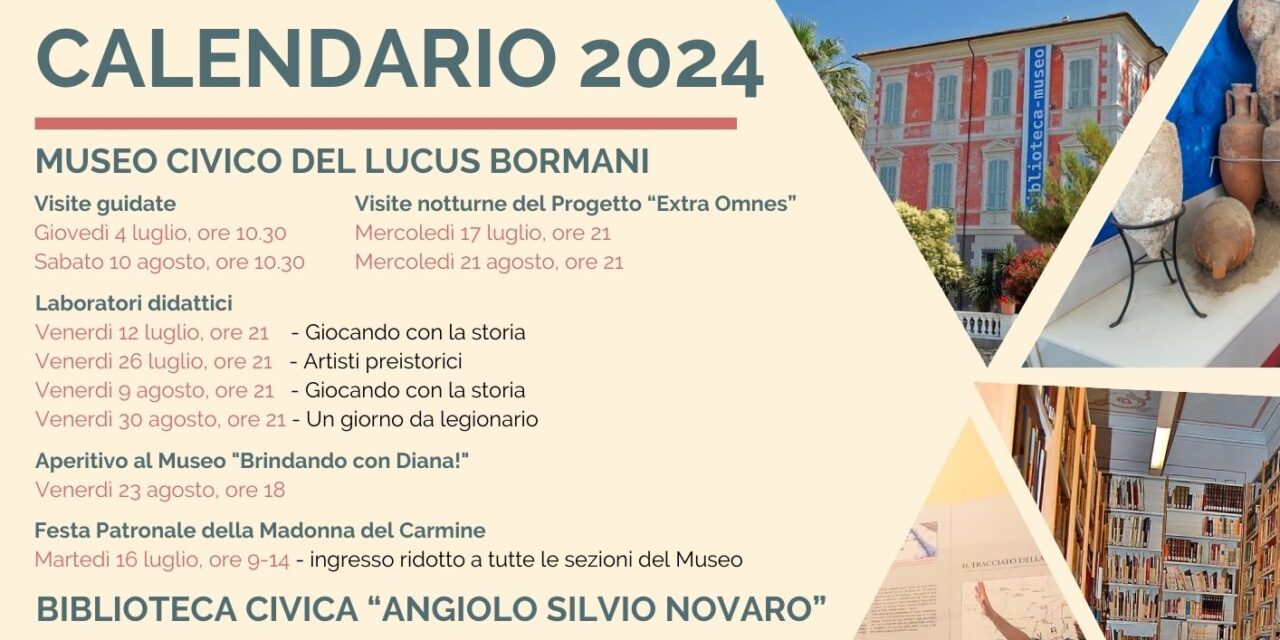 Al via le iniziative estive al Palazzo del Parco di Diano Marina