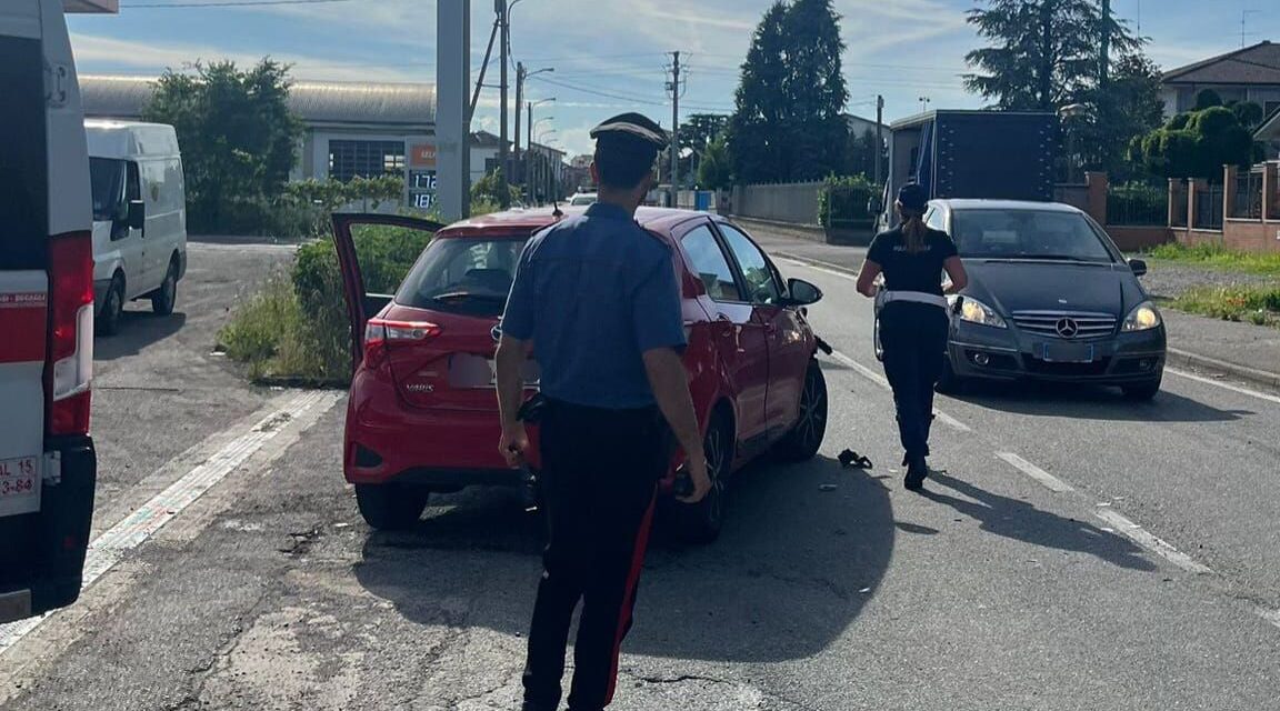 Incidente a Castelnuovo Scrivia un ferito