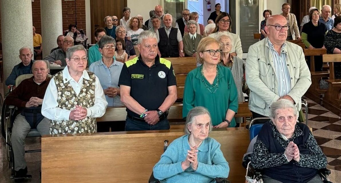 Il vescovo di Tortona al pensionato orionino di Pontecurone