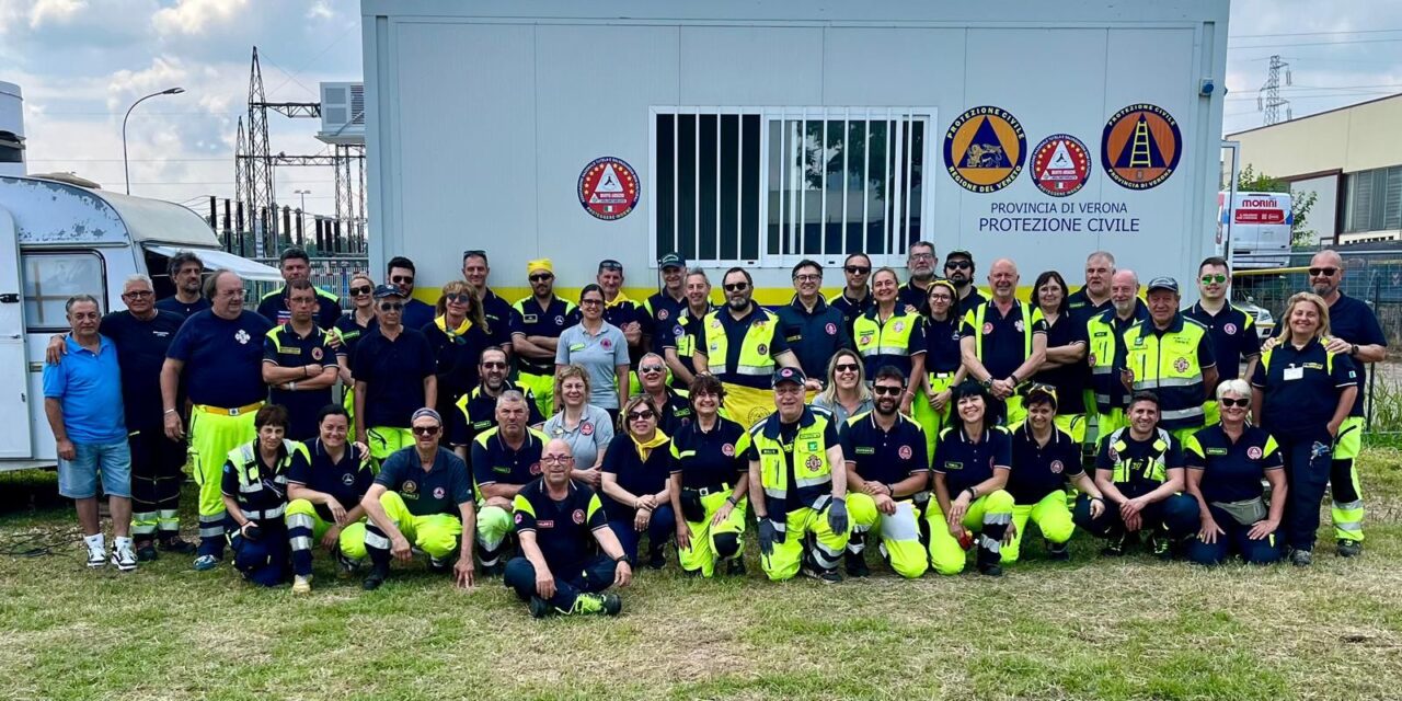 La Protezione Civile di Pontecurone a Verona per la Tutela e Salvaguardia dei Beni Culturali