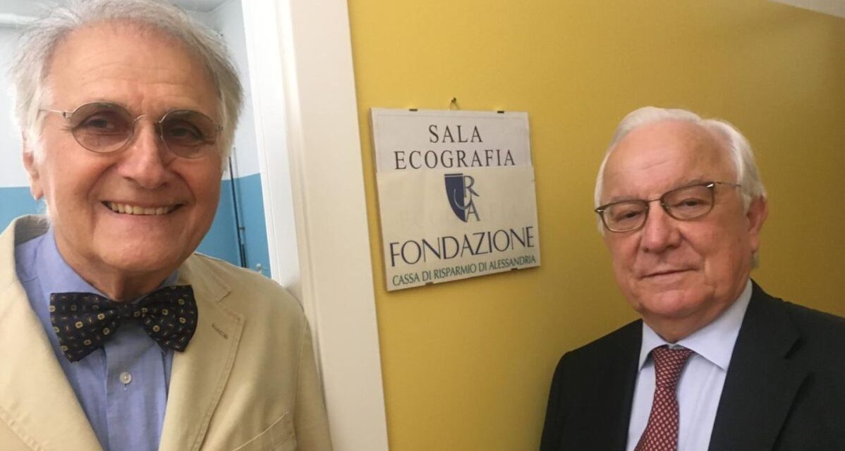 La Fondazione CR Alessandria ha finanziato il nuovo ecografo per l’Ambulatorio “Nessuno Escluso”