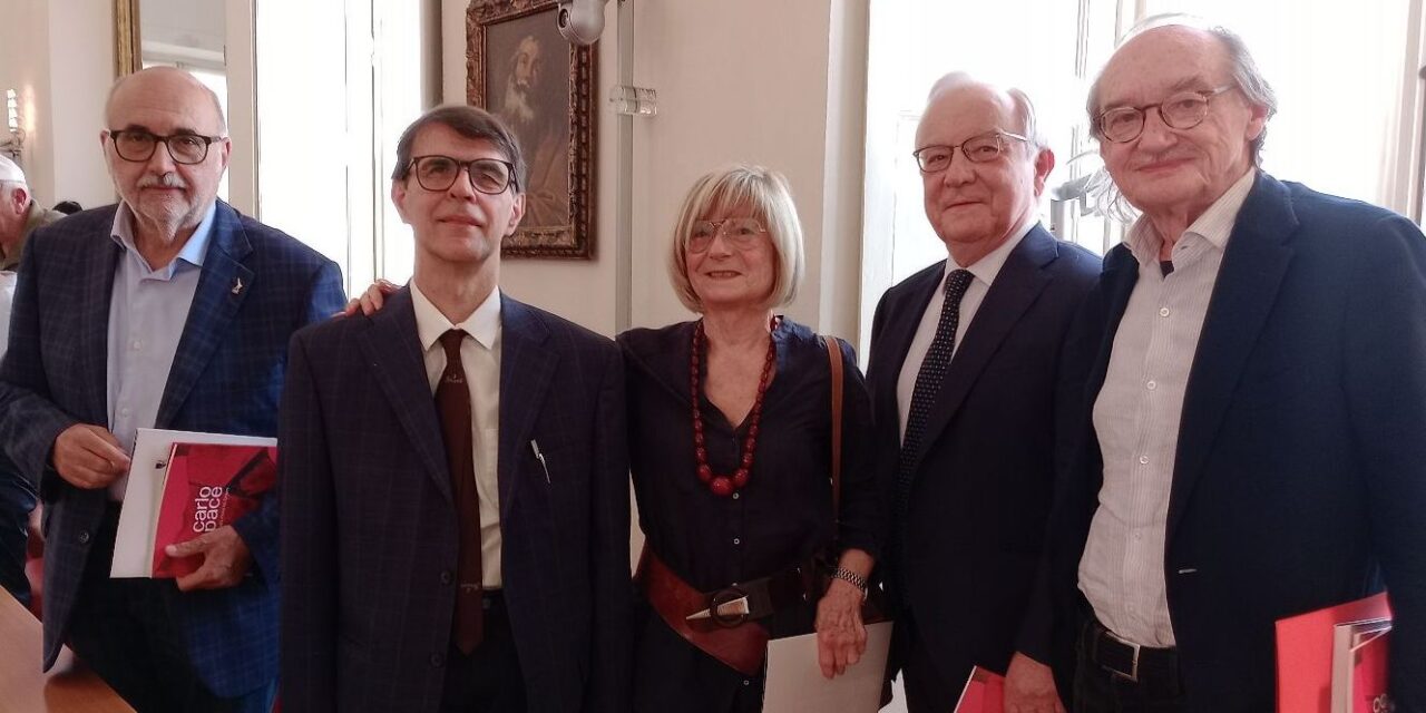 Alla Fondazione CR di Alessandria presentato il catalogo “CARLO PACE. Segni. Materiali. Fonemi”,